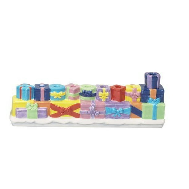 Hand Painted Ceramic Gift Boxes as Presents Hanukkah Menorah Giftmark M-3691 Hand Painted Ceramic Gift Boxes as Presents Hanukkah Menorah Giftmark M-3691